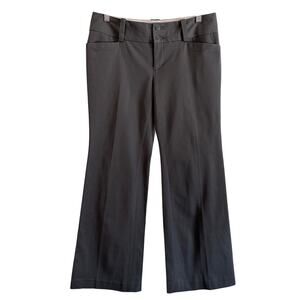 Calvin Klein Gray Wide Leg Dress Pants Workwear Career Women's Sz 8